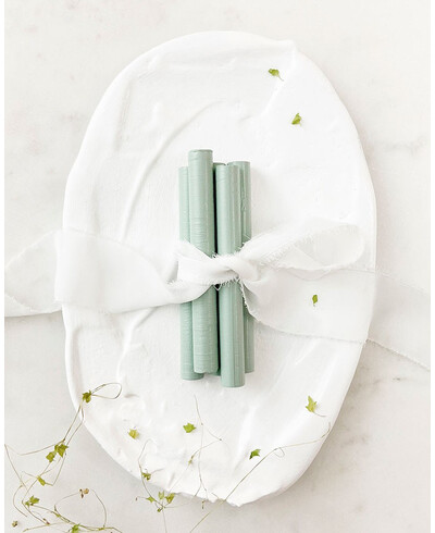 Grüne Schweißschienen