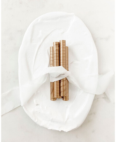 Barras de vedação cor de cobre