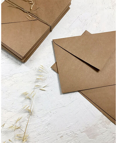 Kraft B6 Hochzeitsumschläge
