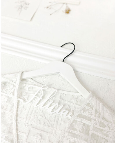 percha personalizada nombre boda