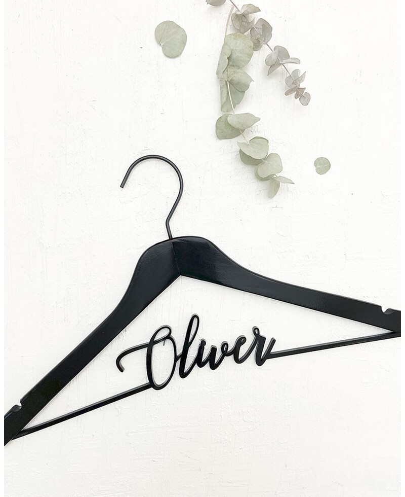 Cabide de nome de casamento