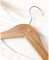 Bamboo Hanger Initials Date Wedding