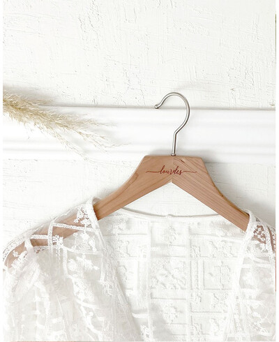 Wedding Cedar Name Hanger