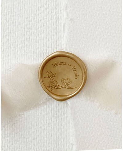 Cachet de mariage personnalisé