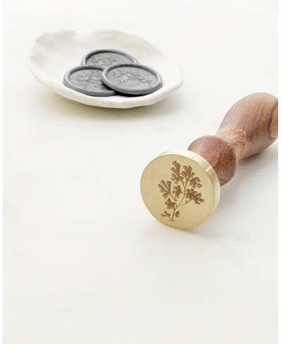 Sello de lacre planta acuática