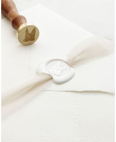 Versiegelter Hundestempel