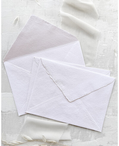 Handmade envelopes of the highest quality light pink