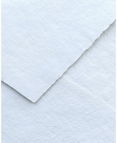 Hellblauer handwerklicher Briefumschlag