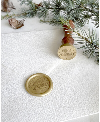 Selo de vedação de Feliz Natal