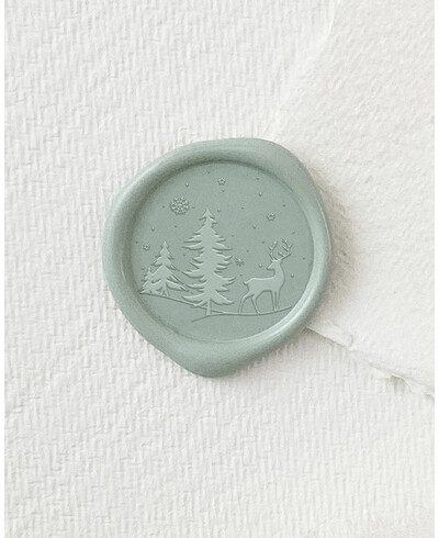 Lacre bosque de navidad