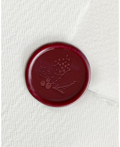 Ceralacca adesiva ramo di agrifoglio