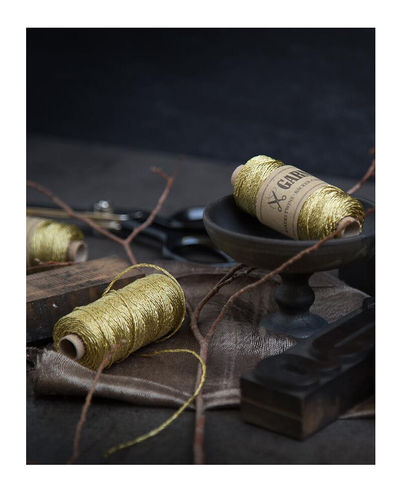 Ficelle dorée métallisée