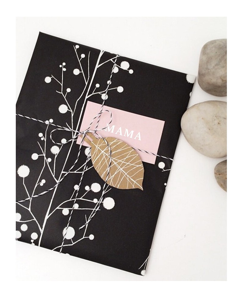 Cuerdas blancas y negras para invitaciones de boda