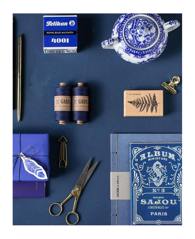 Corde de papeterie bleu marine