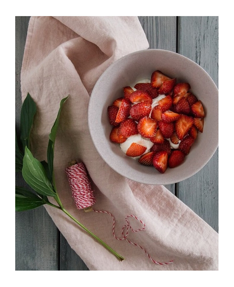 Fio branco vermelho para decoração