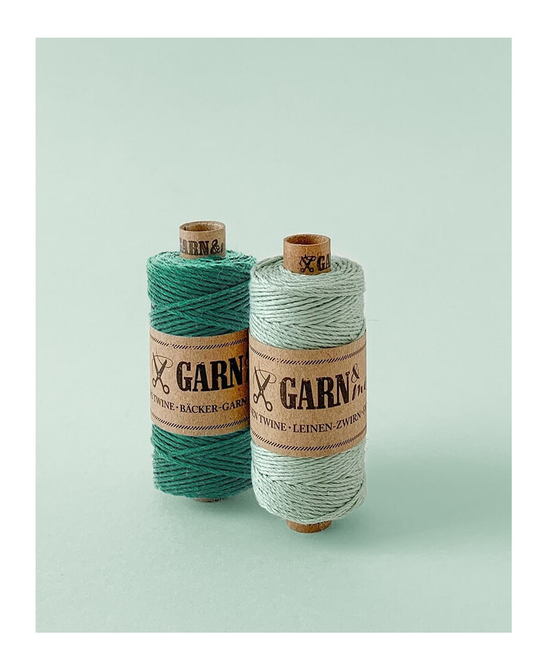 Barbante verde escuro