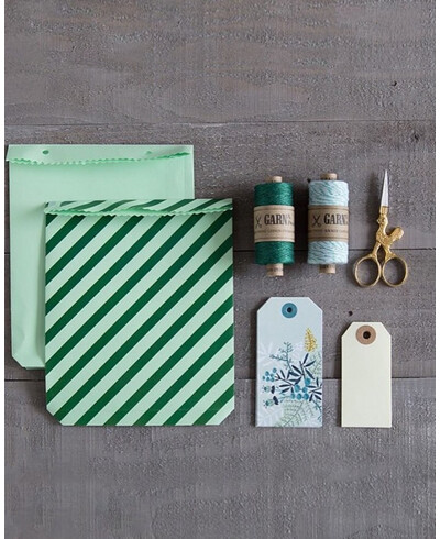 Emerald green twine for wedding invitations