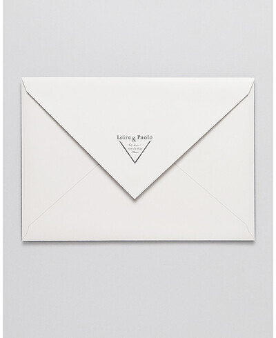 Rubber stamp Triangle Postcard