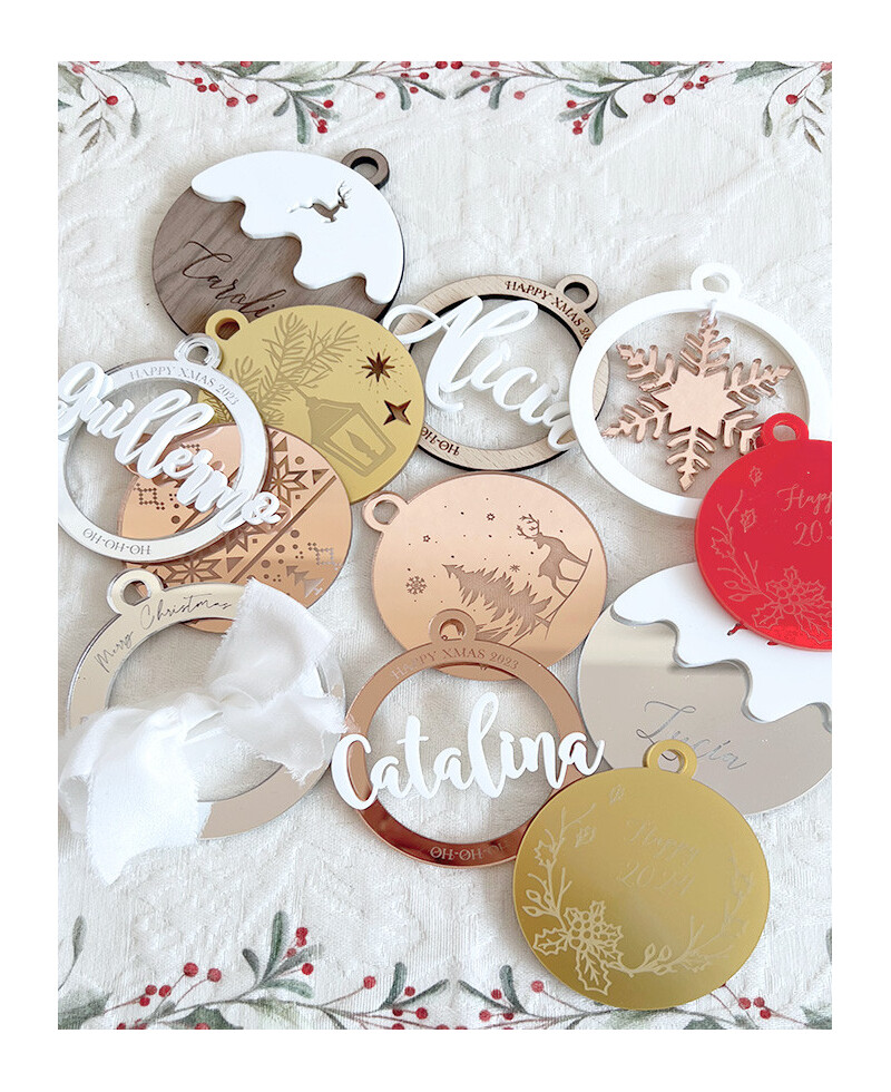 Lanterna d'oro palle di Natale