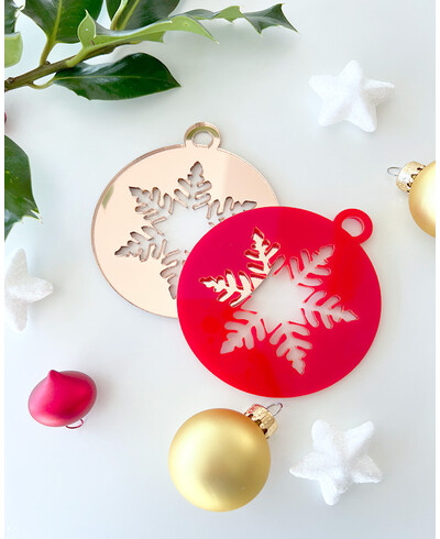 Bolas de nieve para árbol de navidad copito de nieve