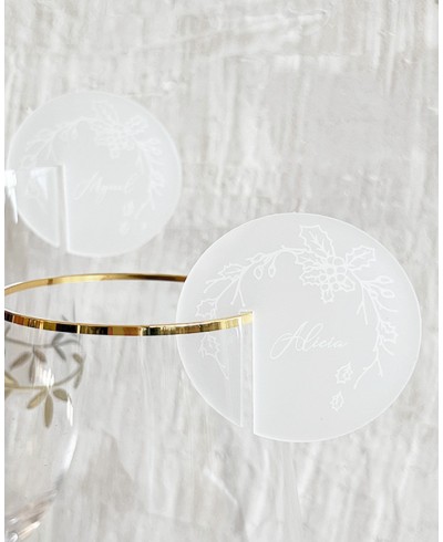 Marqueur de tasse nominative personnalisé