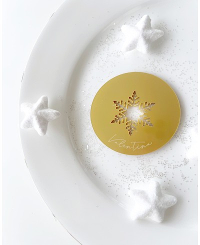 Espaço reservado para floco de neve personalizado