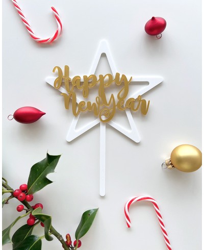 Cake topper new year