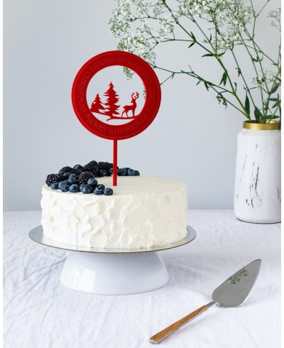 Cake Toppers Merry Christmas