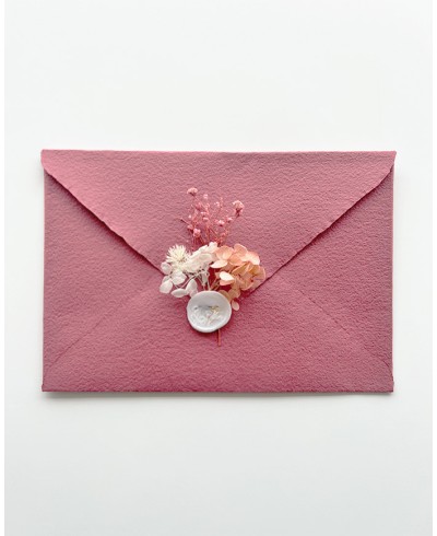 Decoration of natural flower seals