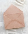 Enveloppe artisanale rose poudrée