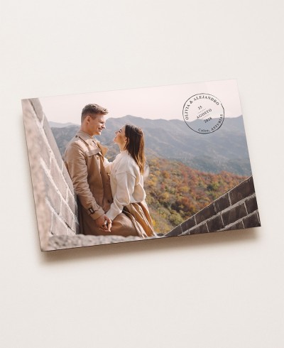 Invitación bodas con foto