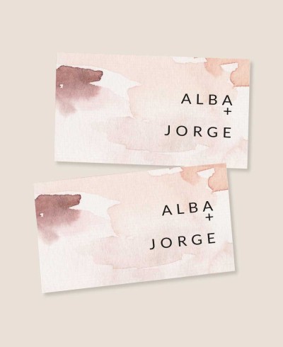 Pegatinas rectangulares horizontales detalles boda