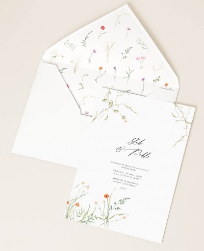 Inviti di nozze floreali