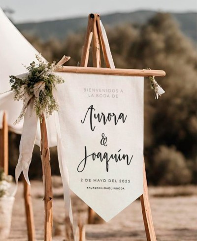 Elegante decorazione di nozze