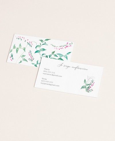 RSVP-Karte für die botanische Hochzeit