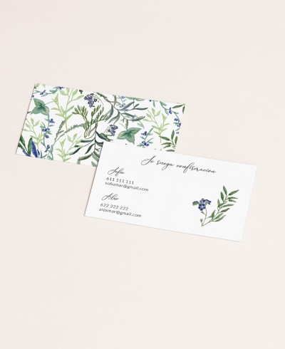 Biglietto di auguri botanico per matrimoni RSVP