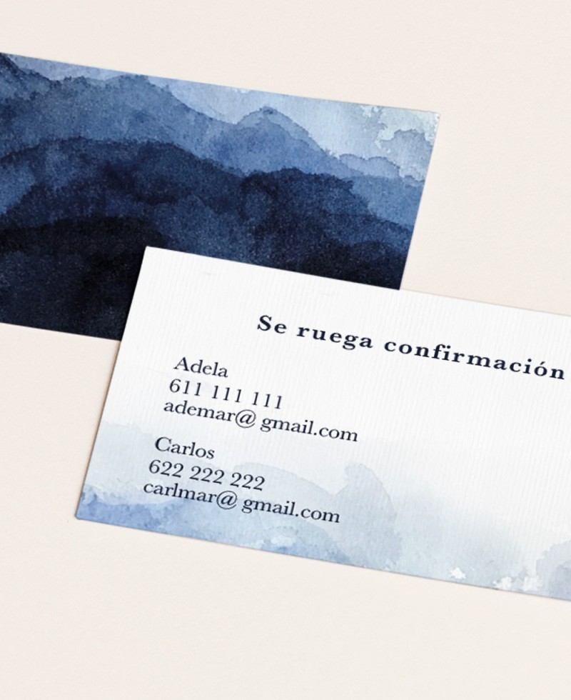 Ocean Confirmation Card | Sailor Design