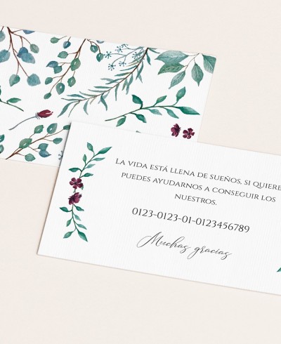 Etiquetas listas de bodas elegantes eucalipto y rosas