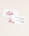 Carte de contact web pour les mariages collection maritime