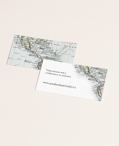 Mapa da coleção do tema do cartão do Web do casamento