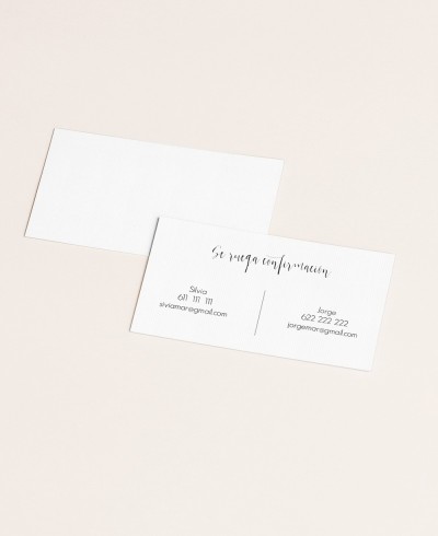 RSVP card for weddings collection photo booth