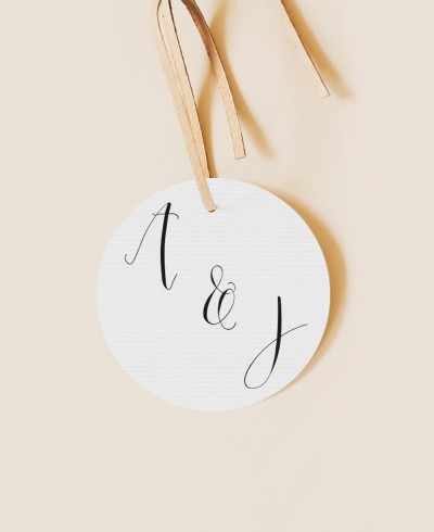 Etiqueta redonda para detalles de boda colección fotomatón