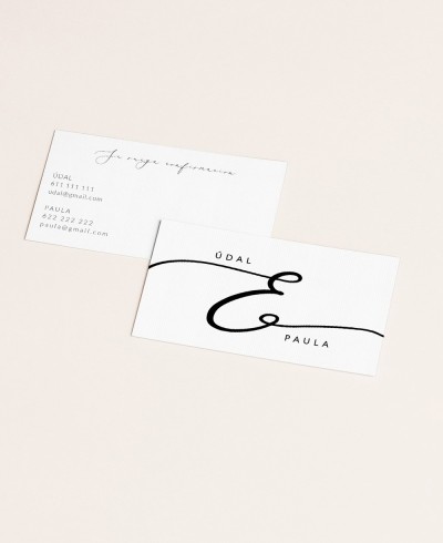 Biglietto di nozze RSVP collezione minimale Parigi